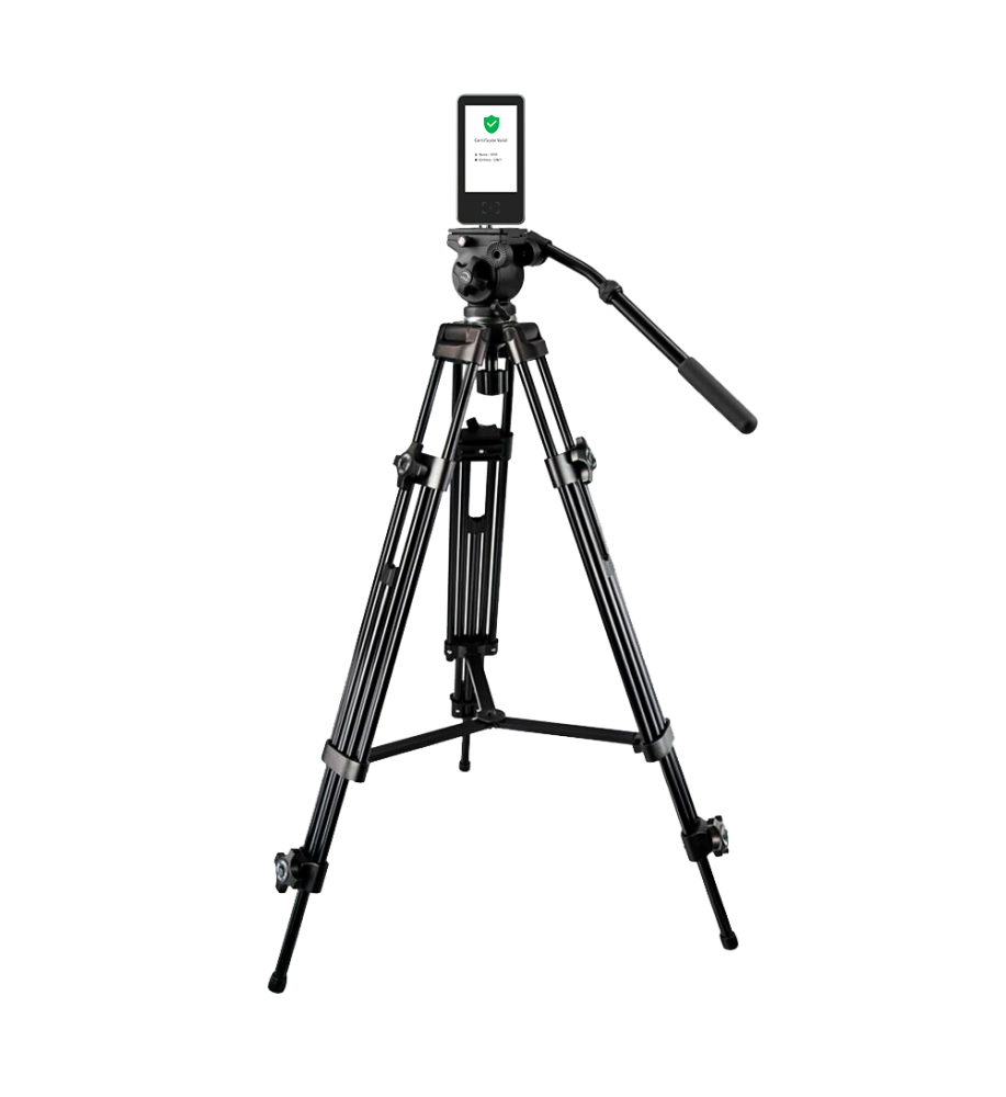 GREENPASS-QR-TRIPOD